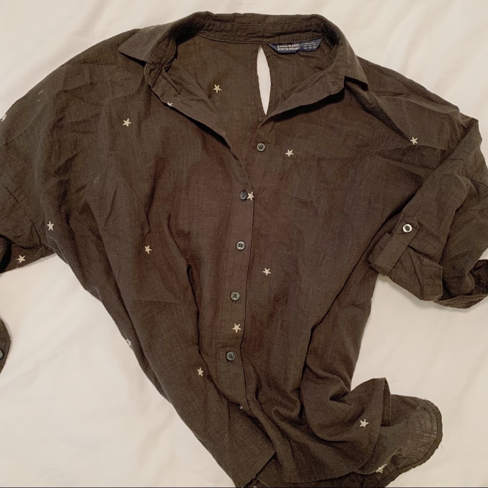 Star Button Down
